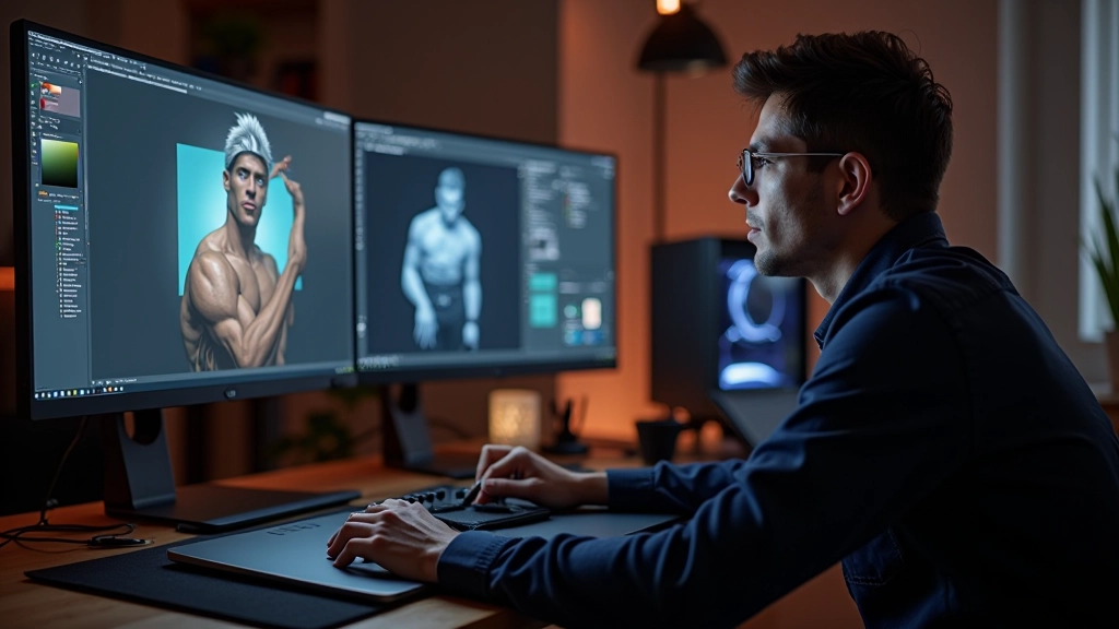 Pixel art character sprite sheet with multiple animation frames
