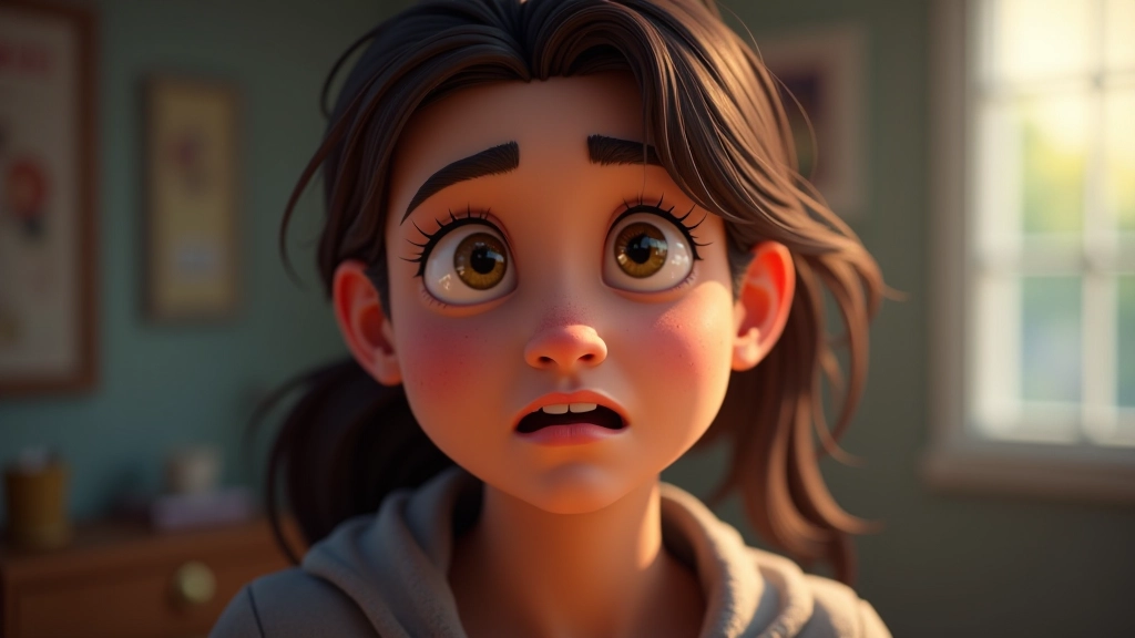 Detailed character portrait with expressive facial features and realistic lighting